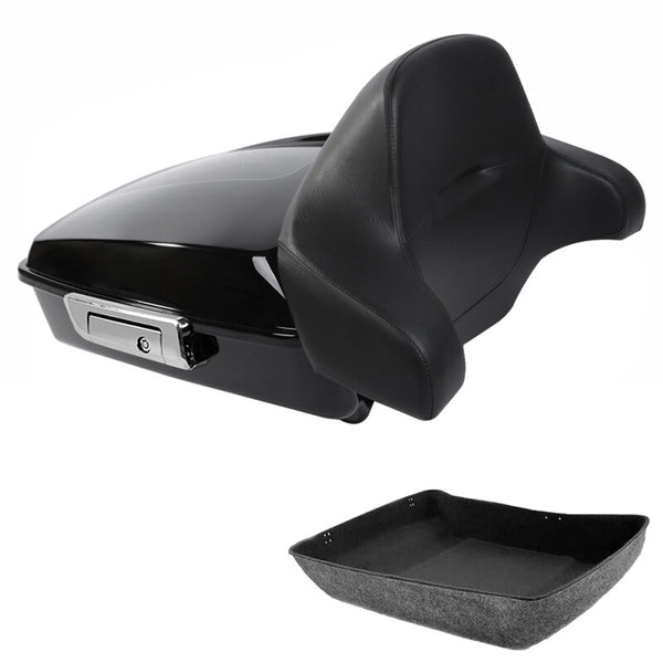 Chopped Trunk Backrest Fit For Harley Touring Road King Street Glide 2014-2026