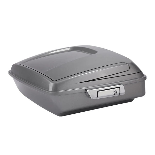 Chopped Trunk Fit For Harley Street Glide 2014-2023 Dark Platinum Pinstripe