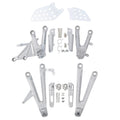 Rider Driver & Passenger Footrests Peg Bracket Fit For Honda CBR1000RR 2004-2007