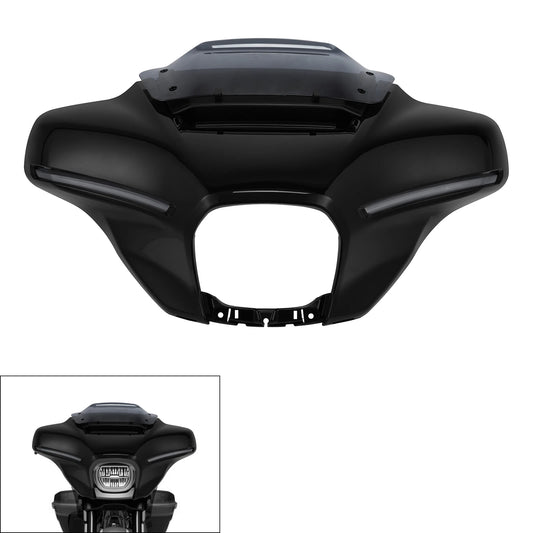 Front Fairing Windshield Air Vent Lights Fit For Harley Cvo Street Glide 23-2024