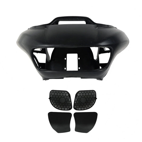 Matte Front Fairing Glove Box Door Speaker Grill Fit For Harley Road Glide 15-23