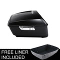 Matte Black King Trunk Fit For Harley Touring Electra Street Glide 2014-2025