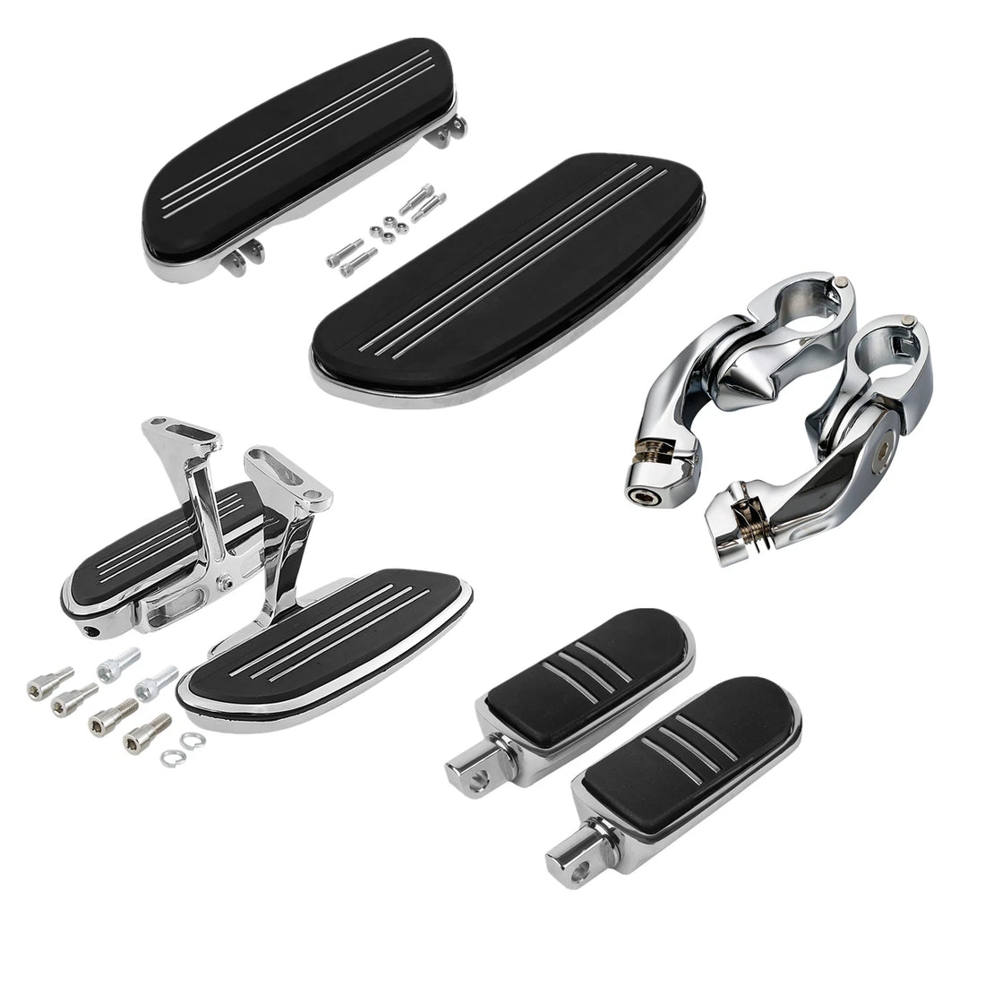 Driver /Passenger Floorboard /Footpeg Pegs Fit For Harley Road King Glide 93-25