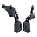 Black Passenger Foot Peg Pedal Mount Fit For Harley Sportster 883 1200 2014-2022