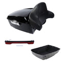 King Trunk Backrest LED Tail Light Fit For Harley Electra Road Glide 2014-2026