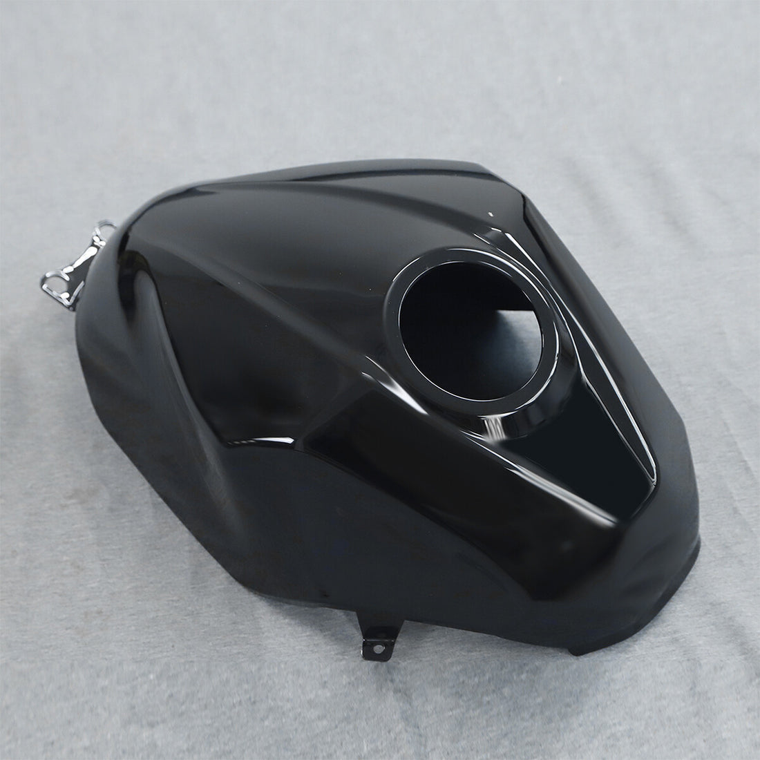 Glossy Black Gas Fuel Tank Cover Fairings For Kawasaki Ninja 500 2024 2025 ABS