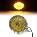 5.7" Chrome Retro Headlight Yellow Len For Harley Old School Bobbers Custom