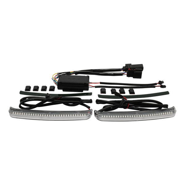 Saddlebag LED Light Run Brake Turn Signals Fit For Harley Touring Flht 2014-2024