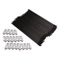 Tusk SPK-YF-21-01c78a-902a44 Motorcycle Spoke Kit - Front 21" Black Spoke/Silver