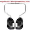 Lower Vented Leg Water-Cooled Engine Guard Bar Fit For Harley Street Glide 14-23