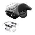 Chopped Trunk Backrest Mount Rack Fits For Harley Touring models 1997-2008
