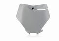Acerbis 2736270011 Front Number Plate Grey