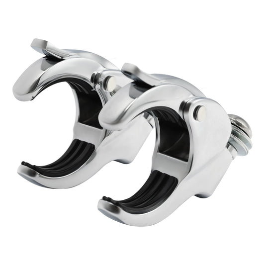 49mm Detachable Windshield Clamps Fit For Harley Street Bob Low Rider 2018-2025