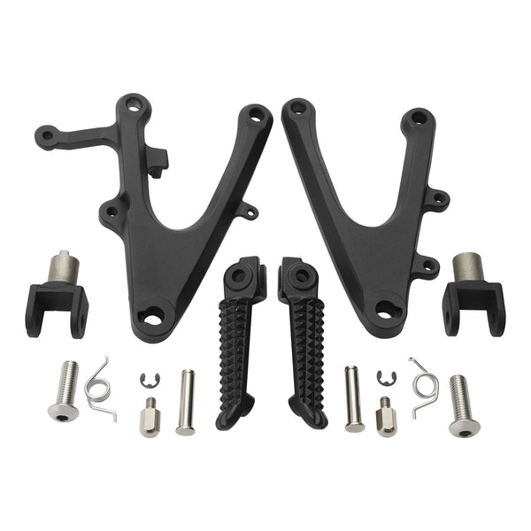 Front Driver Footrest Footpegs Pegs Bracket Fit For Yamaha Yzf R1 2004-2006 2005
