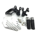 New Black Front Foot Pegs Bracket Fit for Kawasaki Ninja ZX14 ZX14R 2006-2018 17