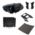 Black Razor Trunk Backrest Rack Docking Plate Fit For Harley Electra Glide 14-26