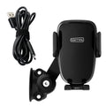 Phone Holder Automatic Clamping Charger Fit For Harley 1'' Handlebar Touring XL