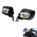 Rear View Mirrors Clear Turn Signal Lens Fit For Honda Goldwing GL1800 F6B 13-17