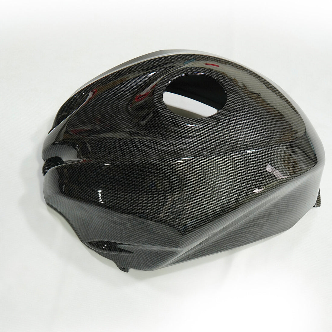 Black Carbon Fiber Fuel Gas Tank Cover Fairing Fit Suzuki GSXR1000 2009-2016 K9