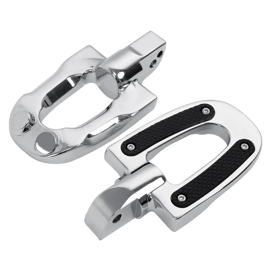 Chrome Passenger Footpeg Pegs Fit For Harley Softail Fat Bob Low Rider 2018-2025
