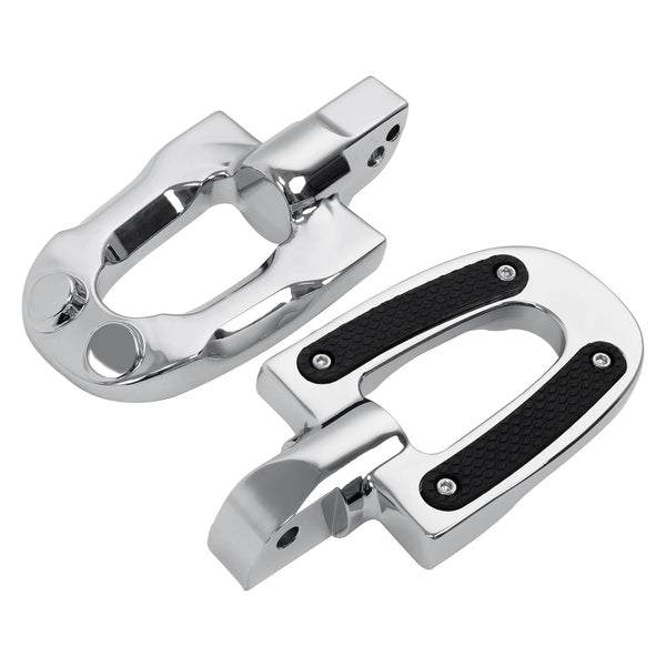 Chrome Passenger Footpeg Pegs Fit For Harley Softail Fat Bob Low Rider 2018-2025