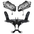 Headlight Assembly & Upper Fairing Stay Bracket Fit For Yamaha Yzf R1 2007 2008