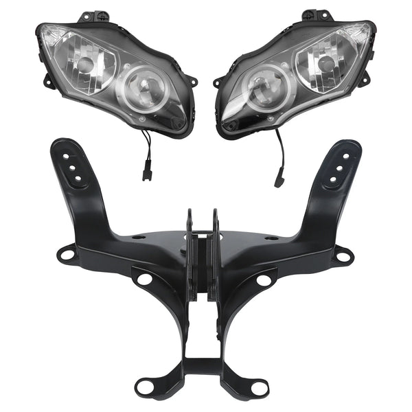 Headlight Assembly & Upper Fairing Stay Bracket Fit For Yamaha Yzf R1 2007 2008