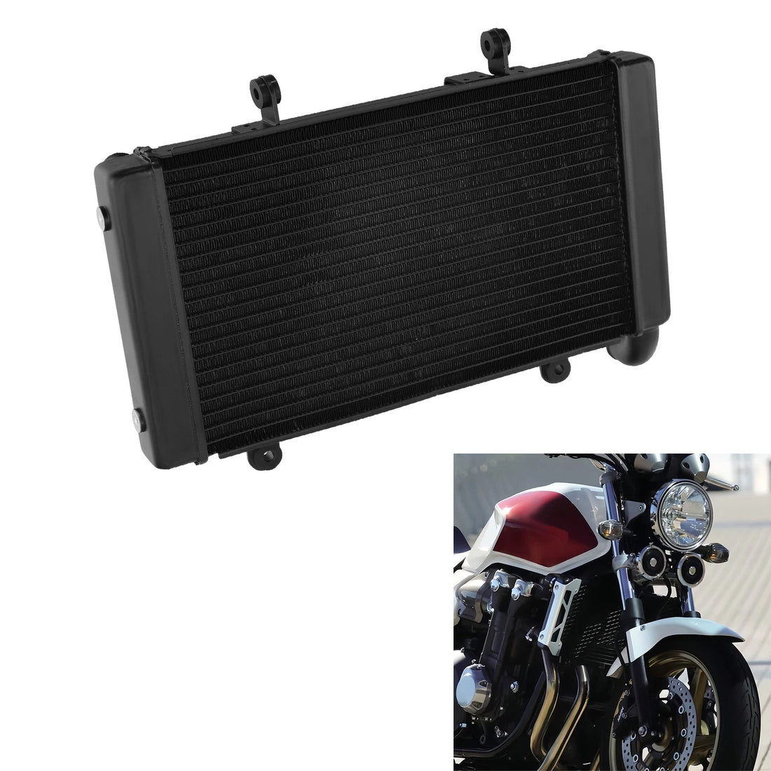 Black Replacement Radiator Cooler Fit For Honda CB1300 X4 1998-2002 2001 2000 99