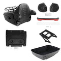 King Trunk Backrest Mount Rack Light Speakers Fit For Harley Road Glide 14-26 25