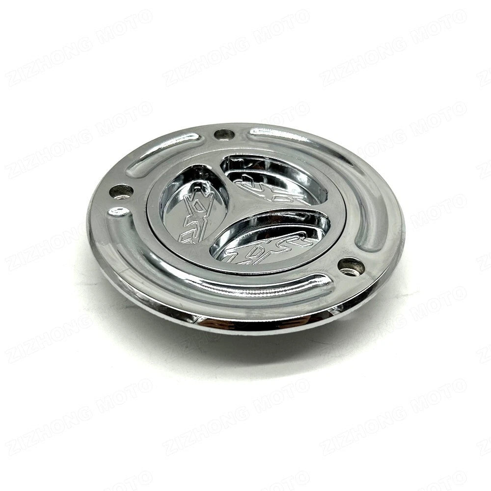 Silver Keyless Fuel Tank Caps Fit for Kawasaki ZZR600 Z1000 ZZR1200 2002-2009 08