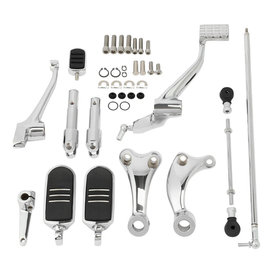 Forward Controls Foot Pegs Kit Fit For Harley Sportster Iron XL 883 1200 04-13