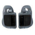Lower Vented Fairing Speaker Pod Fit For Harley Cvo Street Glide 18 Gunship Gray