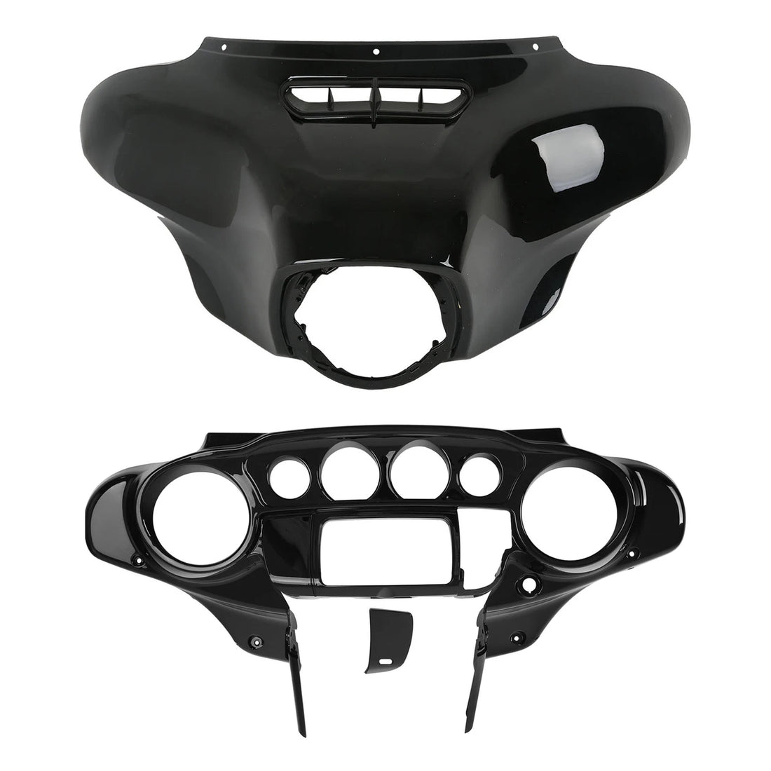 Inner & Outer Batwing Fairings Fit For Harley Electra Glide 2014-23 Vivid Black