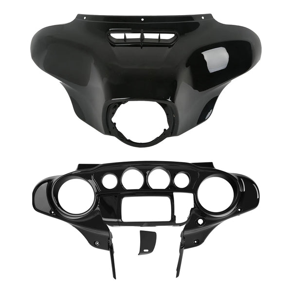 Inner & Outer Batwing Fairings Fit For Harley Electra Glide 2014-23 Vivid Black