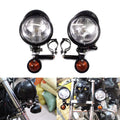 Motorcycle Turn Signal Driving Spot Fog light Bar For Touring Chopper Custom