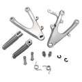 For 2004 2005 2006 Yamaha YZF R1 Motorcycle Driver Front Foot Peg Bracket Silver