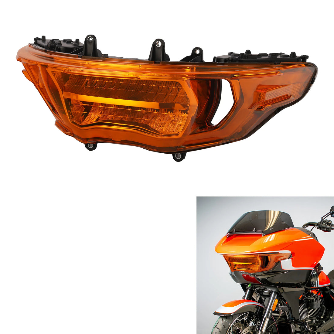 Fit For Harley Cvo Road Glide Fltrxse LED Headlight Assembly 2023-2026