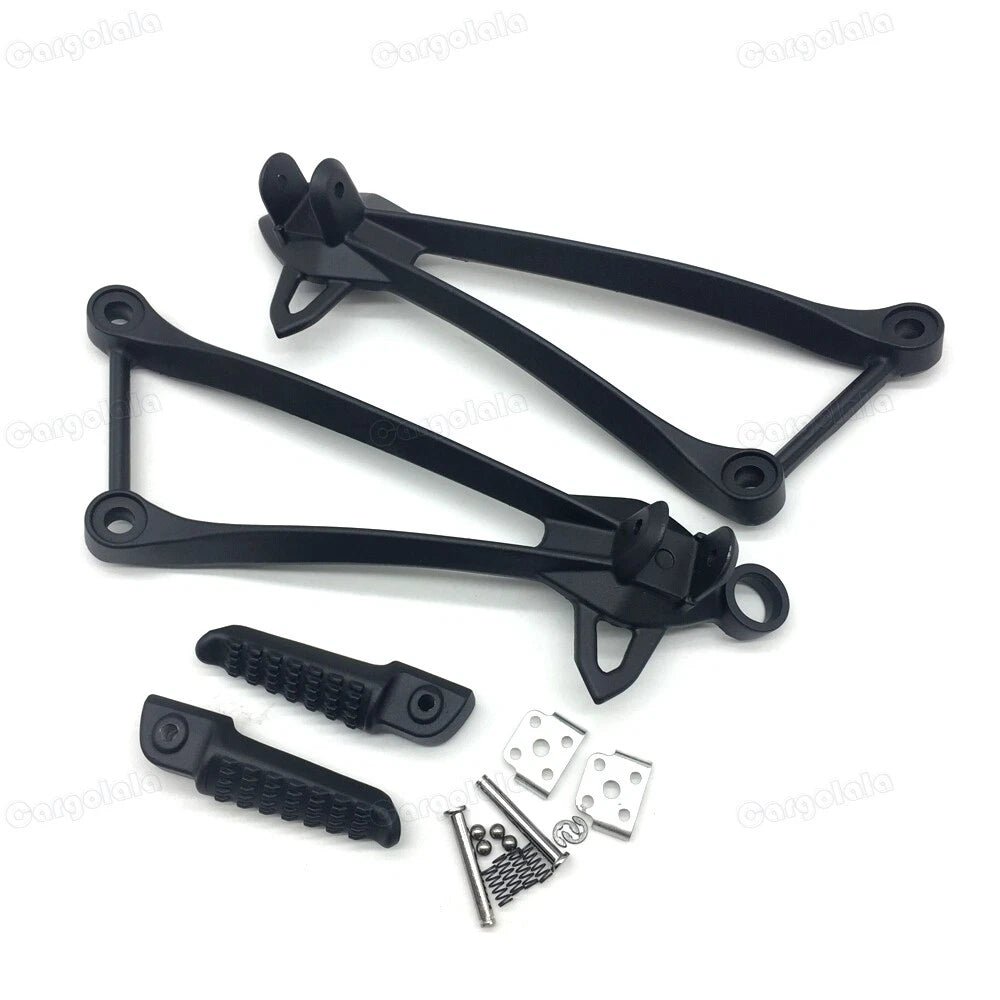 Rear Passenger Foot Pegs Bracket For Kawasaki Ninja ZX6R 2009-2017 ZX10R 2008-10