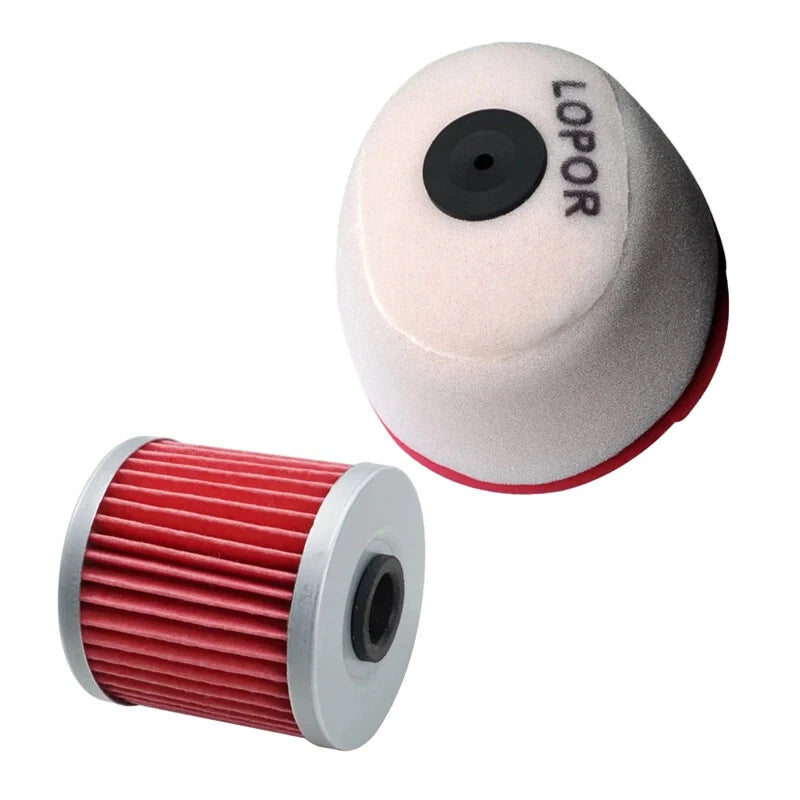 Oil Filter and Air Filter For Kawasaki KL650 KLR650 87-18 22-25 KLX650 93-97
