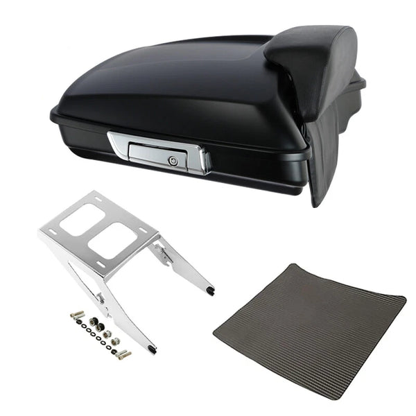 Matte Razor Trunk Backrest Mount Rack Fit For Harley Sport Glide Flsb 18-21