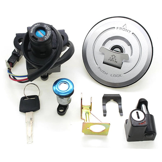 New Fuel Gas Cap Ignition Switch Seat Lock Set Fit For Honda CBR250R 2011-2013