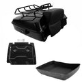 Chopped Trunk Backrest Rack Plate Fit For Harley Touring Street Road Glide 14-26