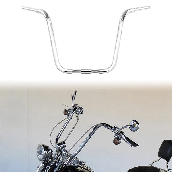 Chrome 18" Rise Ape Hanger 1.25" Fat Handlebar Fit For Harley Springers US