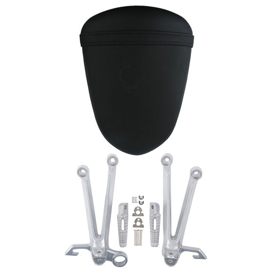 Rear Passenger Seat & Footpeg Footrest Bracket Fit For Suzuki GSXR1000 2005 2006