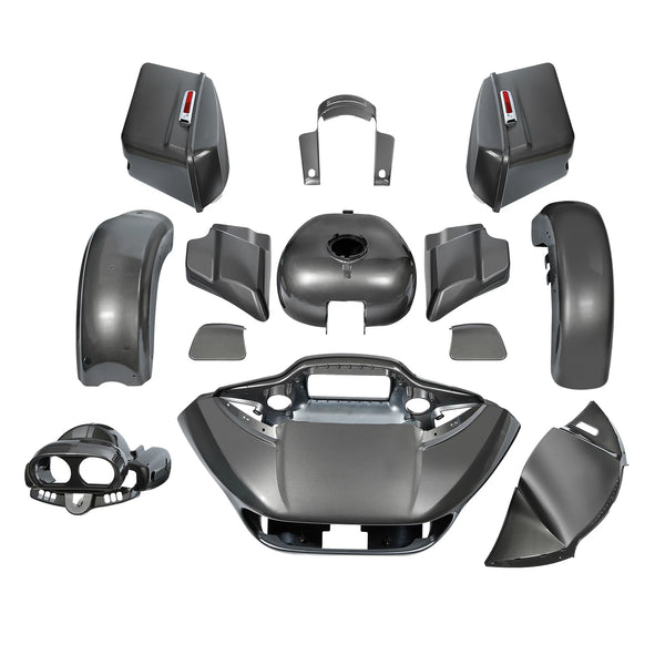 Fairing Body Paint Set Fit For Harley Road Glide 2015-2024 2023 Industrial Gray