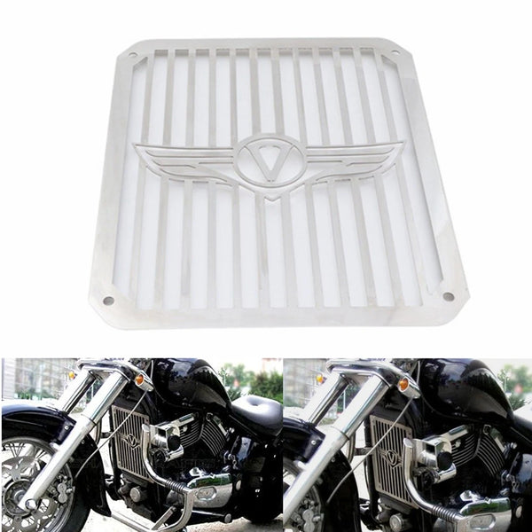Stainless Radiator Grill Guard Cover For Kawasaki Vulcan VN400 VN800 1995-2006