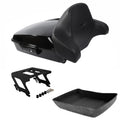 Chopped Trunk Backrest Solo Mounting Rack Fit For Harley Low Rider 2018-Up