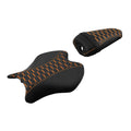 Black Orange Driver & Passenger Seats Fit For Yamaha Yzf R6 2017-2022 2021 2020