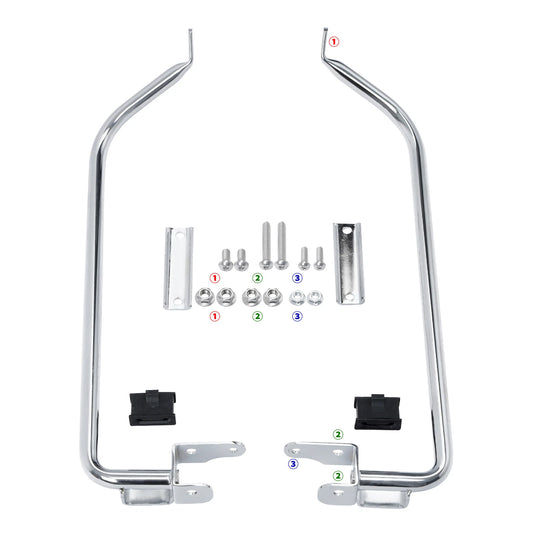 Saddlebag Support Bracket Hardware Kit Fit For Harley Touring Road Glide 2014-23