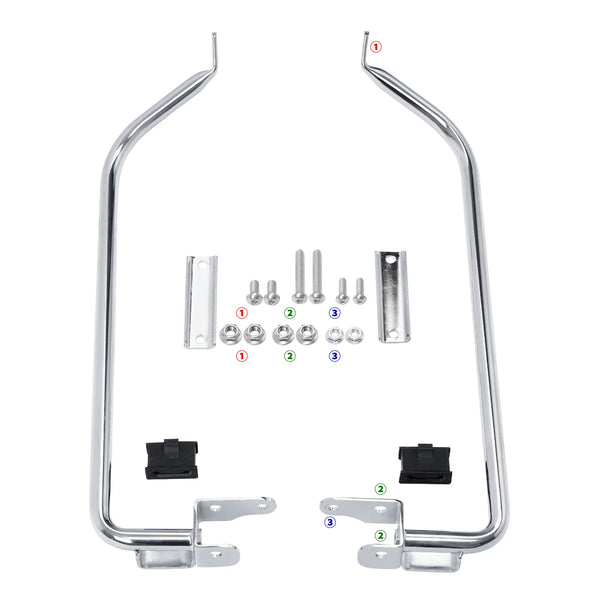 Saddlebag Support Bracket Hardware Kit Fit For Harley Touring Road Glide 2014-23